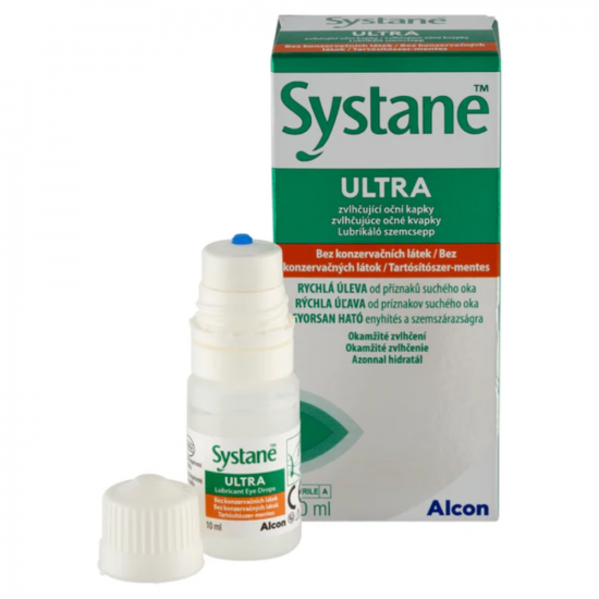 SYSTANE ULTRA MDPF LUBRIKÁLÓ SZEMCSEPP TARTÓSÍTÓSZER-MENTES- 10 ML